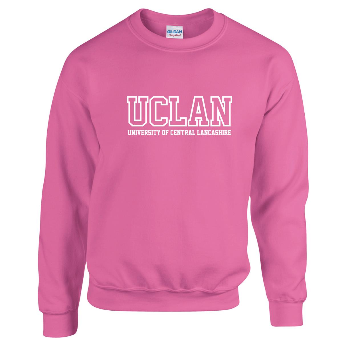Pink UCLan Logo Jumper